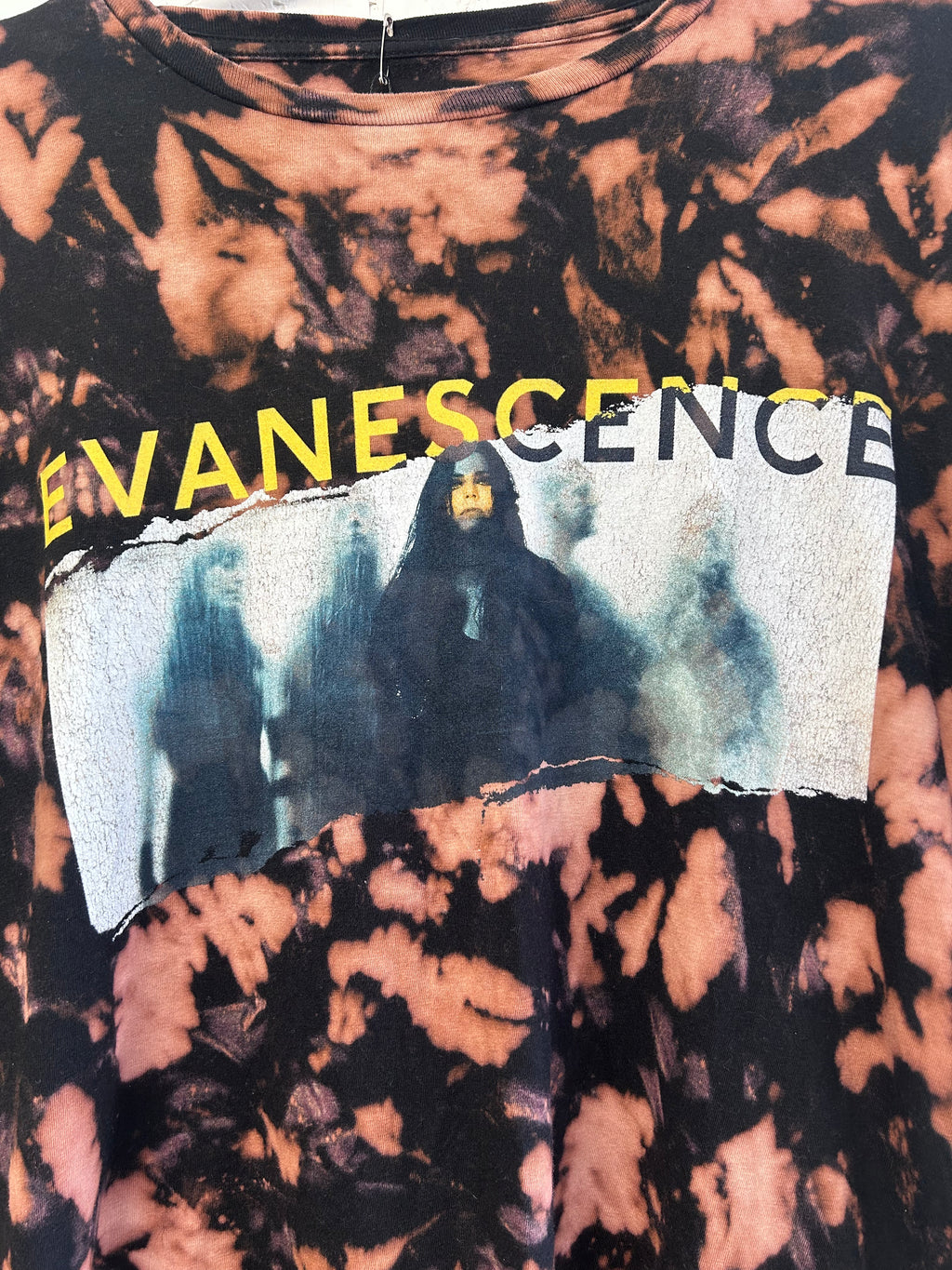 Evanescence tie-dye 2022 tour tee