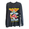 Antithesis black long sleeved Neck Deep band t-shirt with vintage-style skeleton and mushroom graphic print